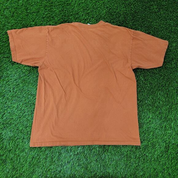 Vintage Funny Caveman Shirt XL 23x27 Geek-Humor Cropped Y2K - Picture 2 of 11